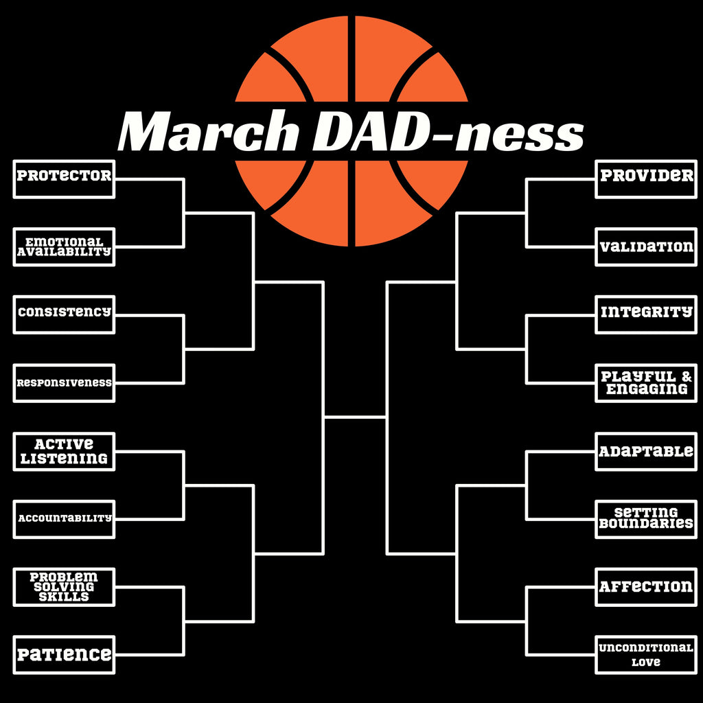 March DAD-ness Basketball Tee