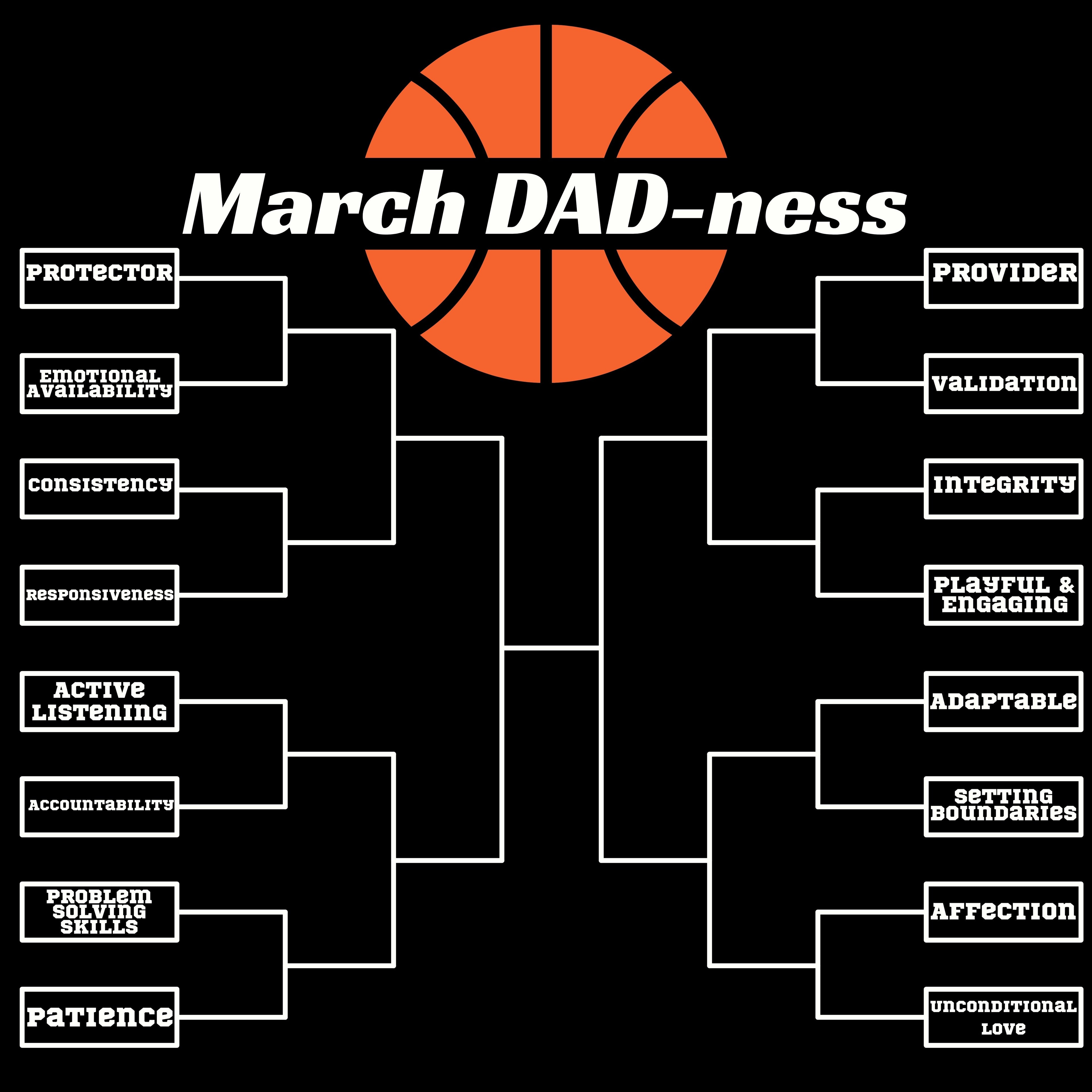 March DAD-ness Basketball Tee