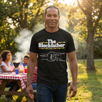 The Blackfather Personalized Fist Bump T-Shirt with 2 Sons/Daughters