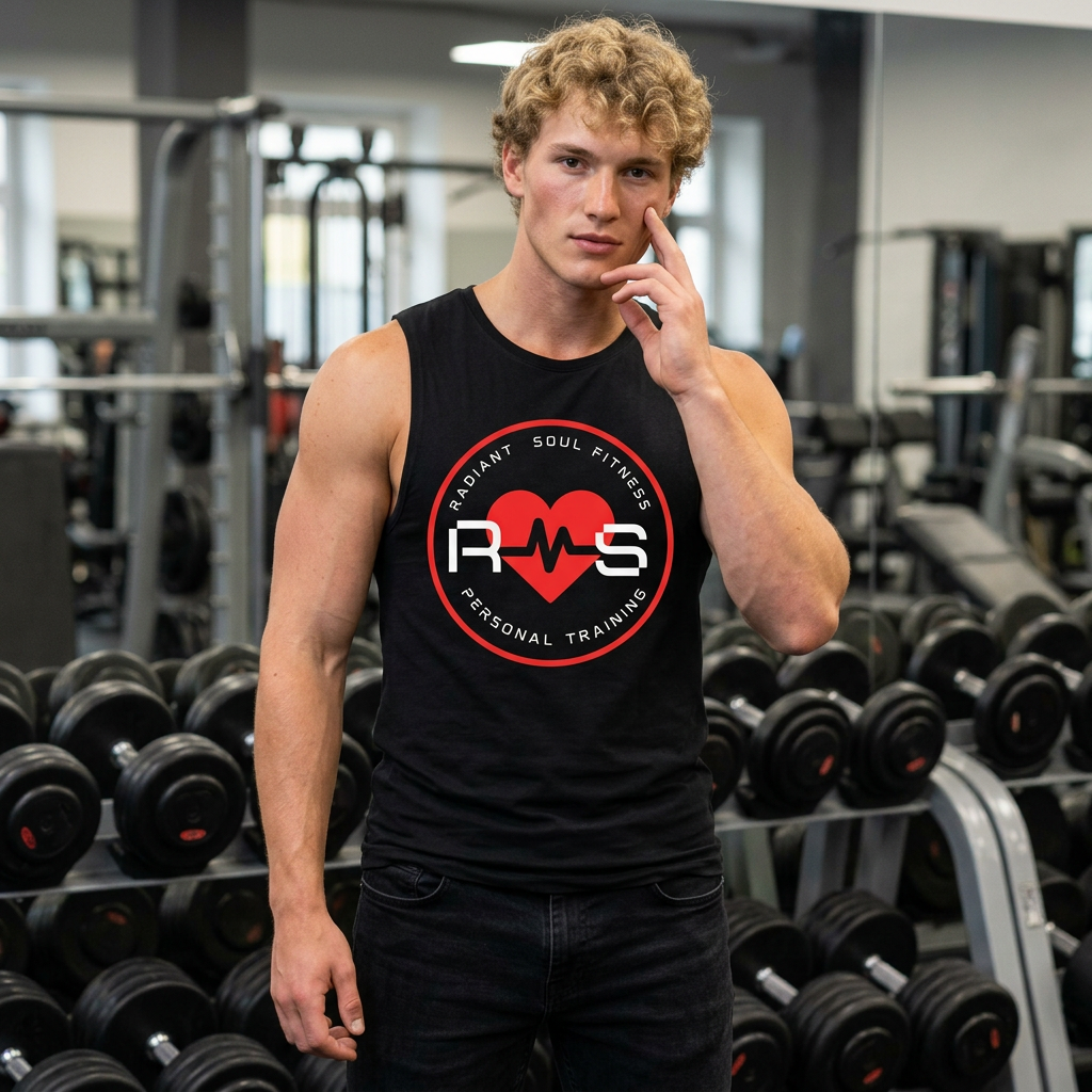Sleeveless Compression Muscle Tee - Radiant Soul Fitness