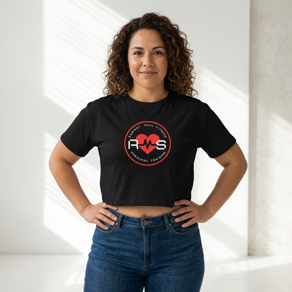 Women's Crop Tee — Radiant Soul Fitness