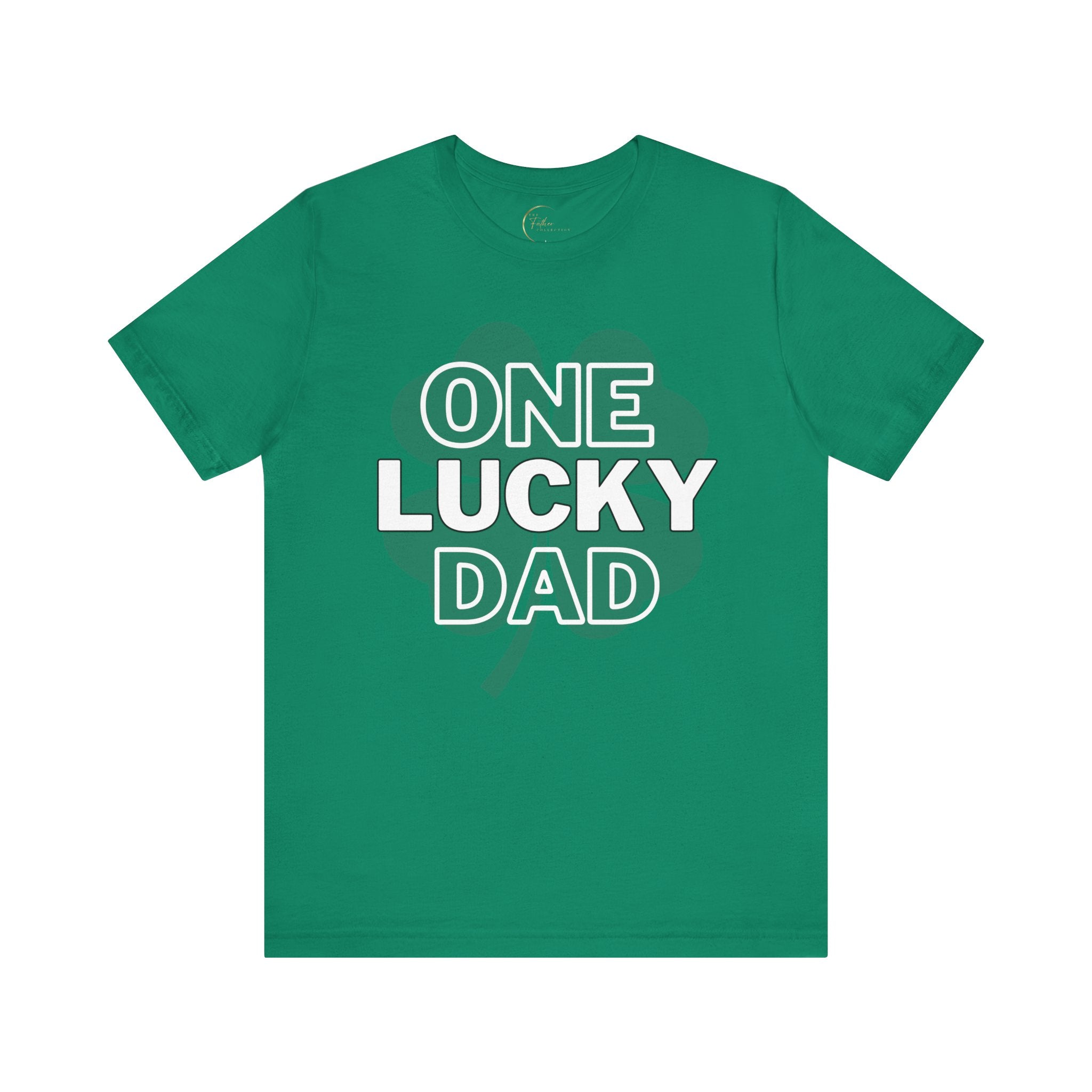 One Lucky Dad Green T-Shirt