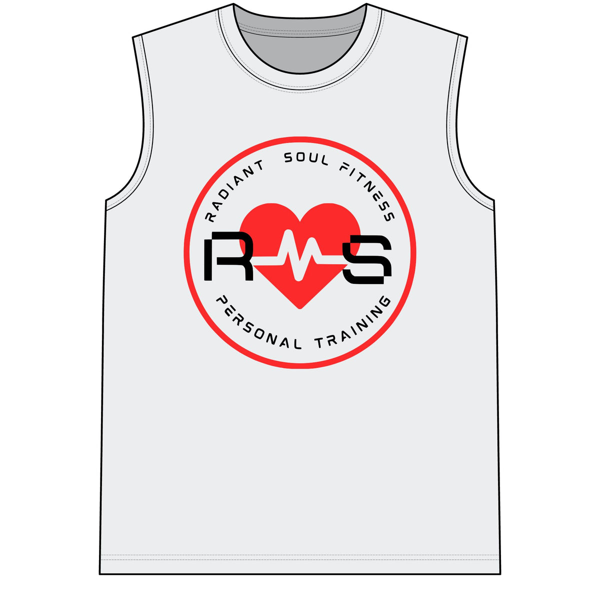 Sleeveless Compression Muscle Tee - Radiant Soul Fitness
