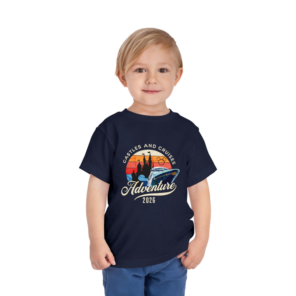 Toddler Tee — 'Castles and Cruises Adventure 2026' Vacation Shirt Custom Order for Cecelia
