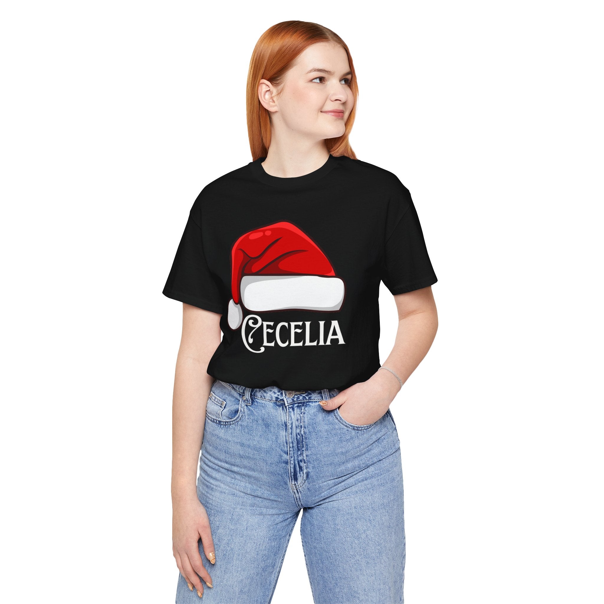 "Cecelia" Holiday Tee for Cecelia Custom Order