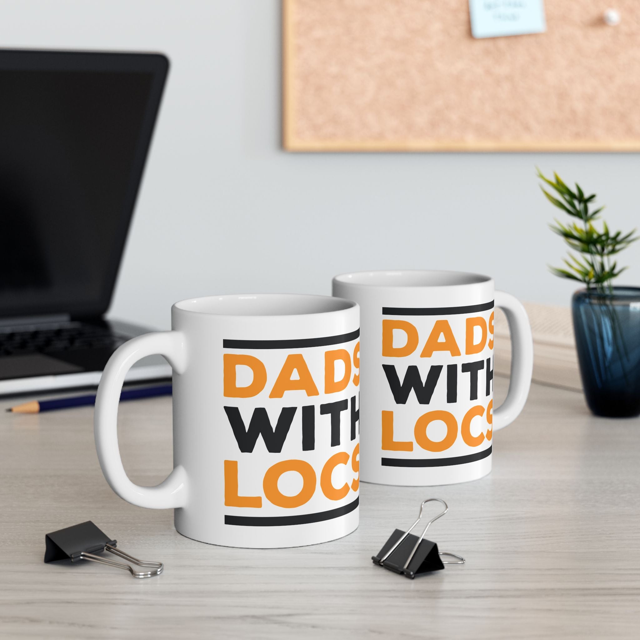 Dads with Locs Ceramic Mug