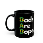 Dads Are Dope Jamaican Flag Mug