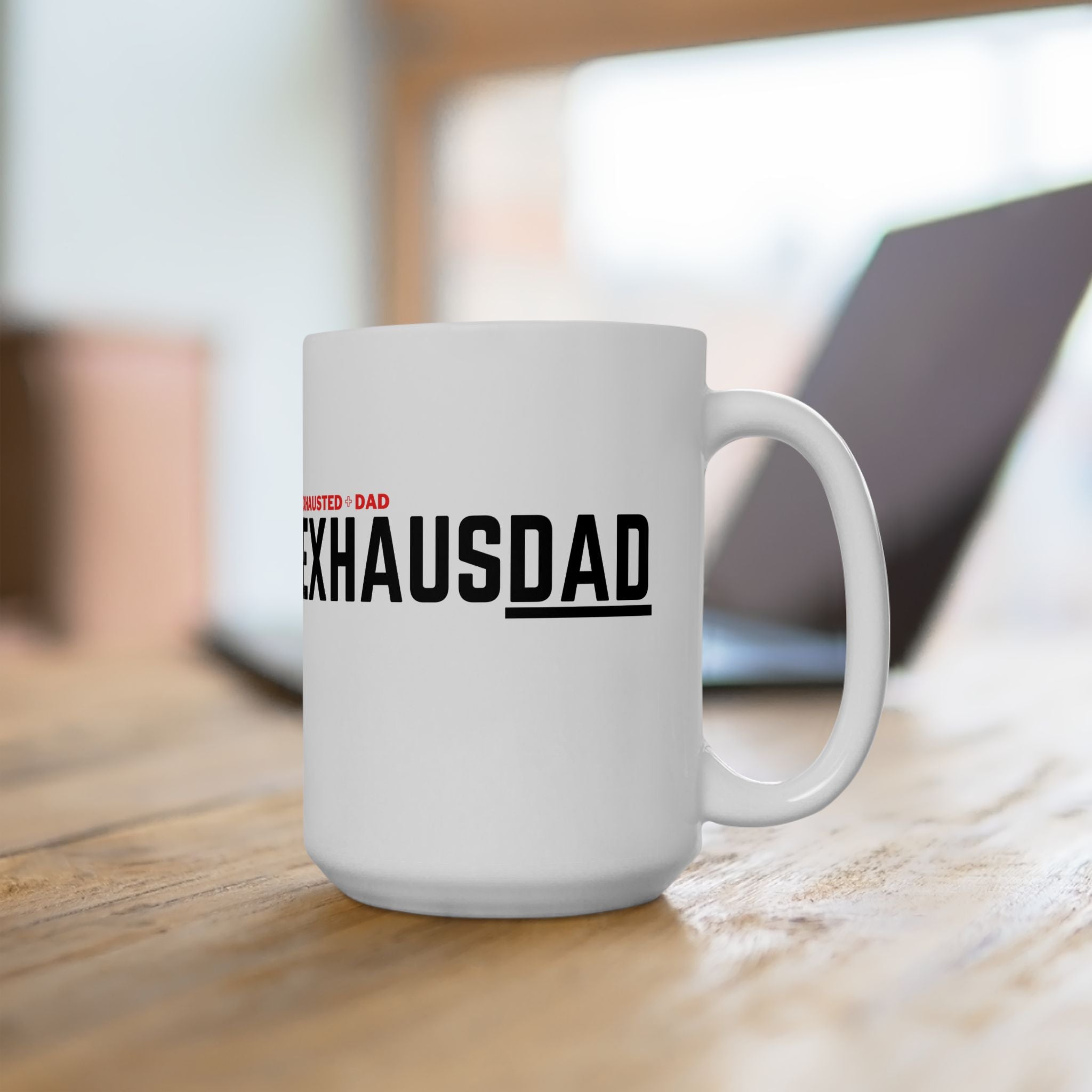 Exhausted Dad Mug