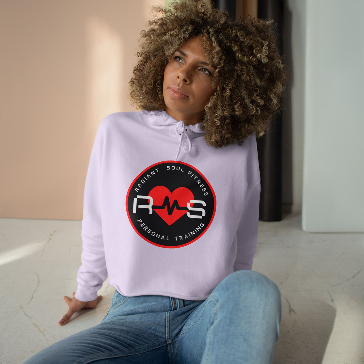 Women's Crop Hoodie — Radiant Soul Fitness