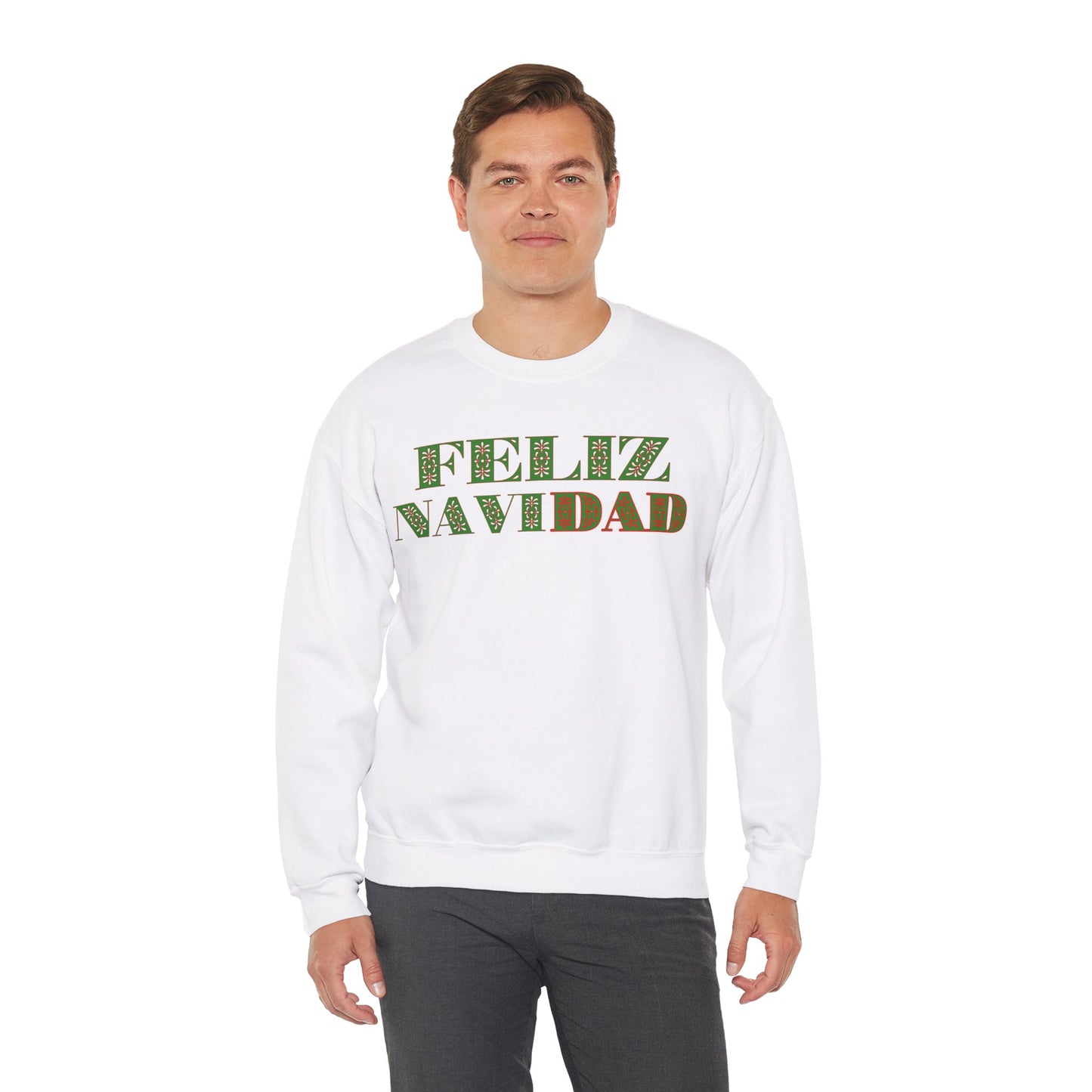 Feliz NaviDAD Green Letters