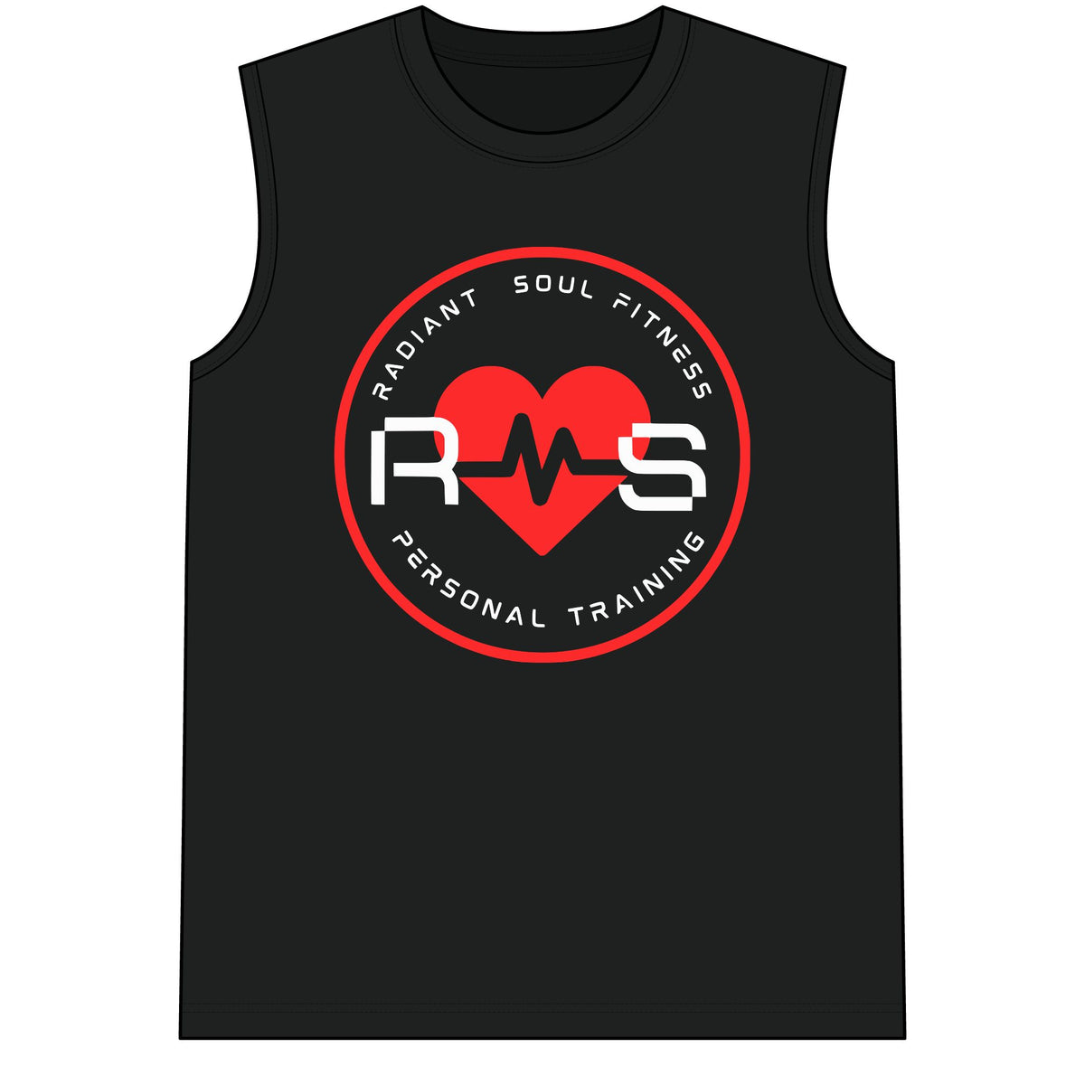 Sleeveless Compression Muscle Tee - Radiant Soul Fitness