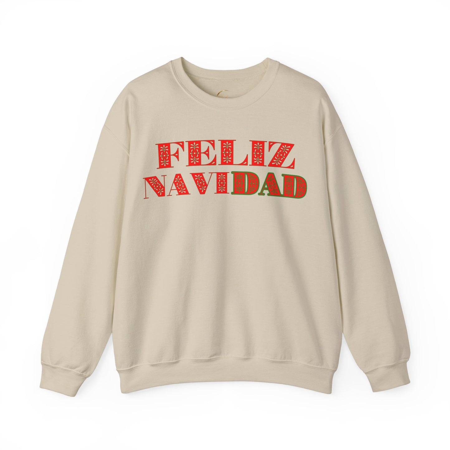 Feliz NaviDAD Sweatshirt Red Letters