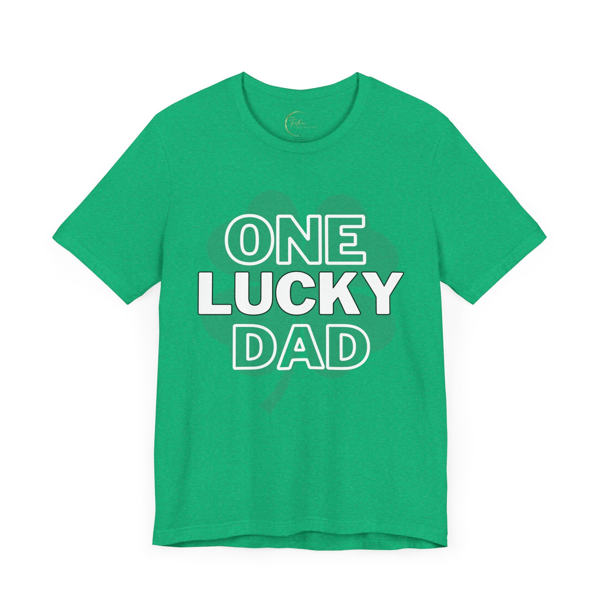 One Lucky Dad Green T-Shirt