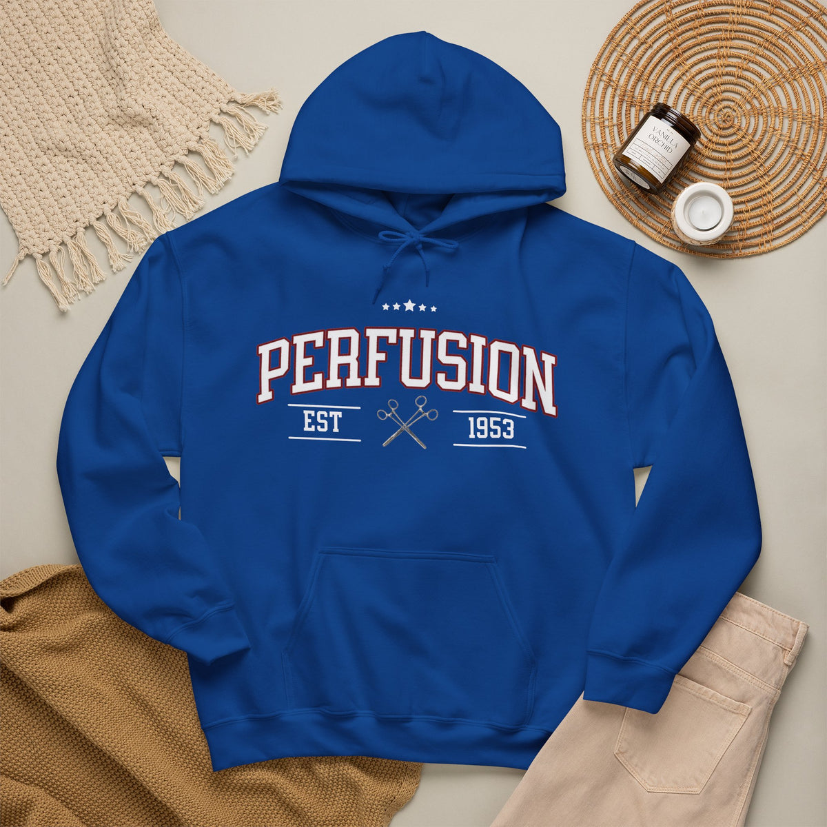 Perfusion Hoodie – Vintage 'Perfusion Est. 1953' Medical Tech Sweatshirt