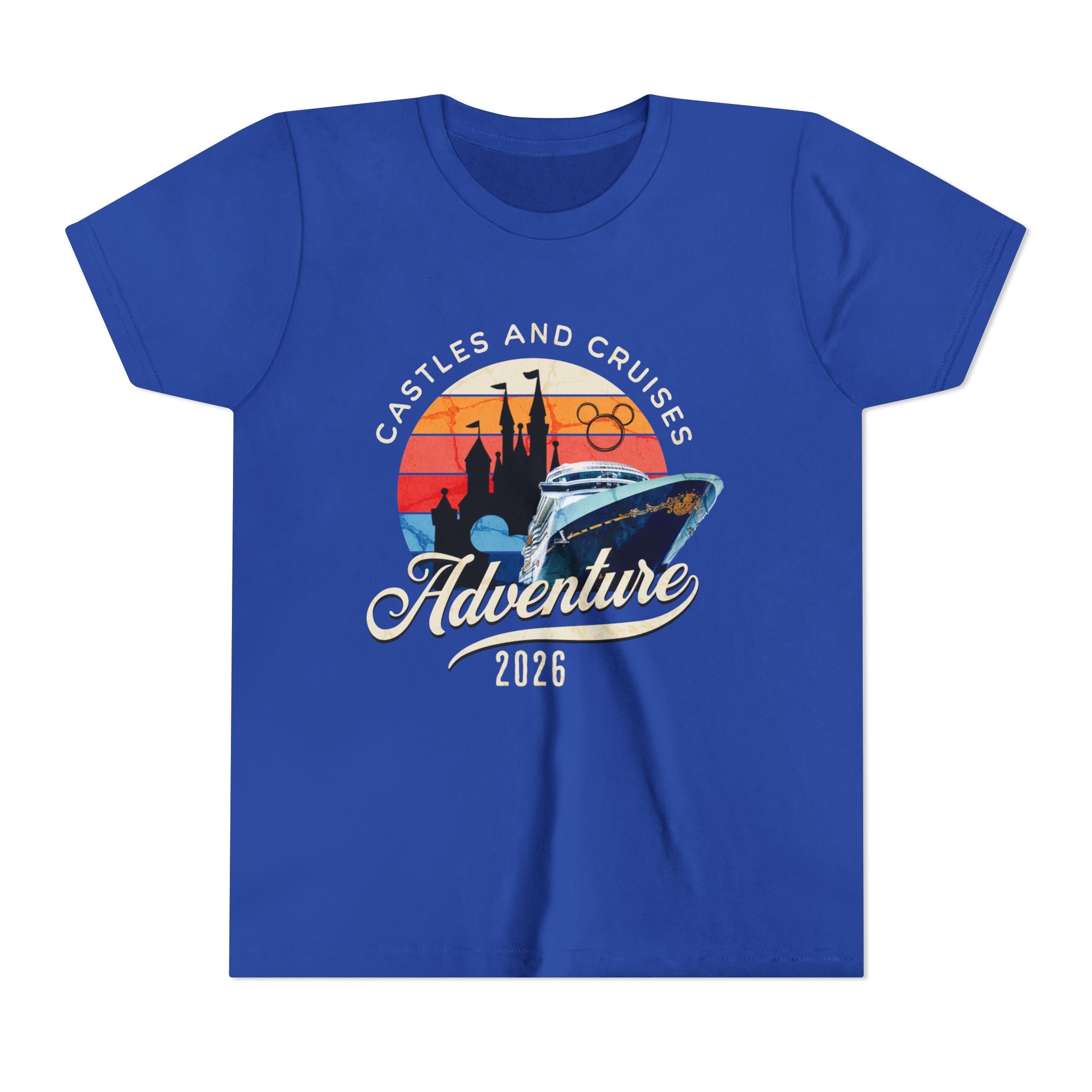 Youth Tee — 'Castles and Cruises Adventure 2026' Vacation Graphic Shirt Custom Order for Cecelia