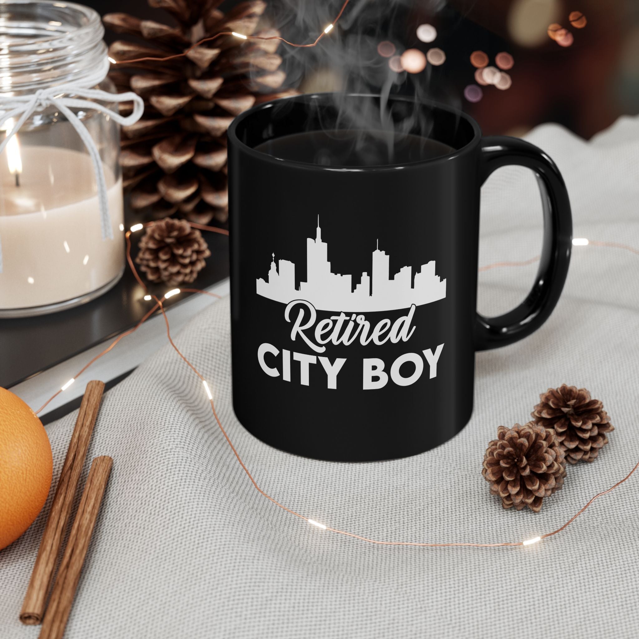 Retired City Boy Mug