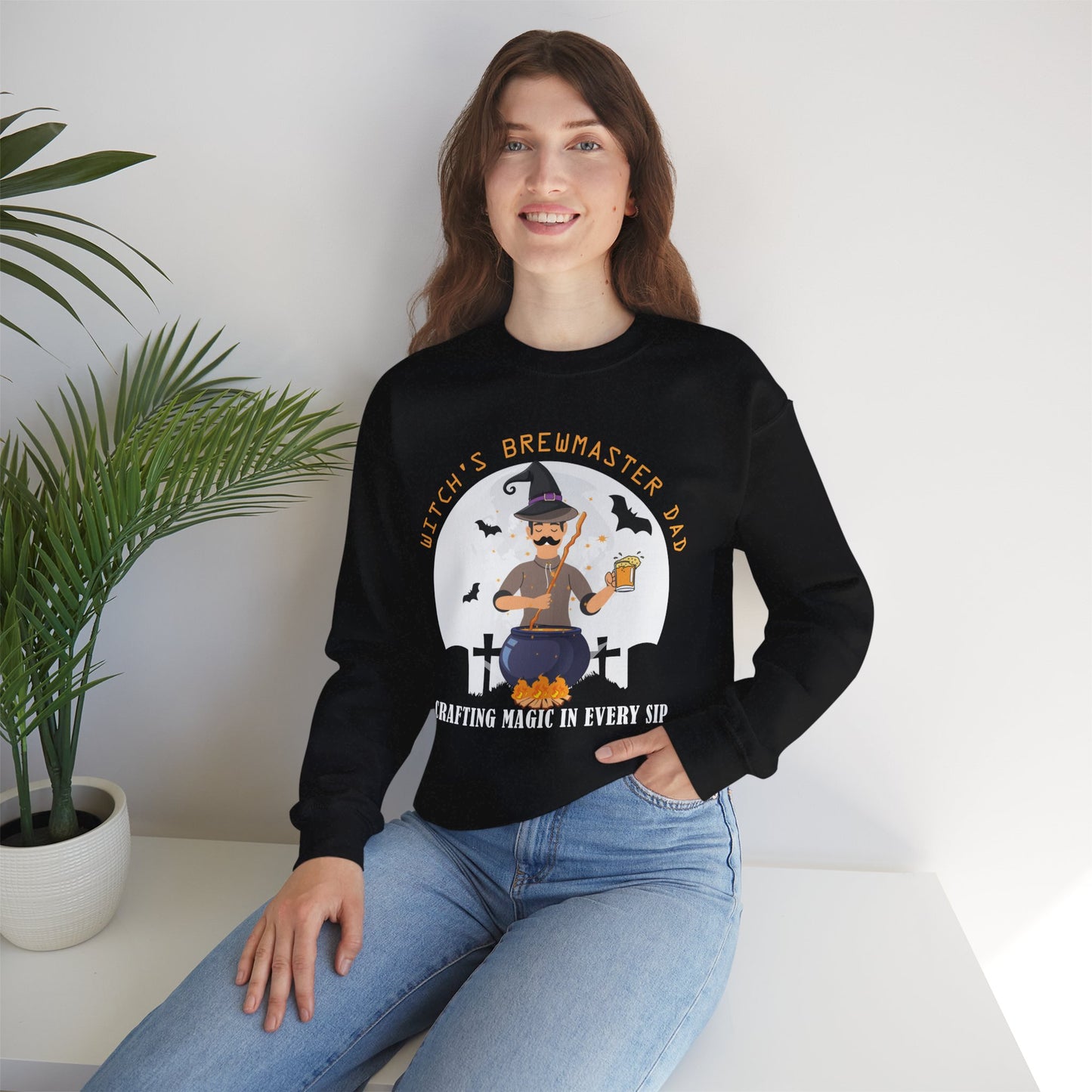 Witch's Brewmaster Dad Sweatshirt