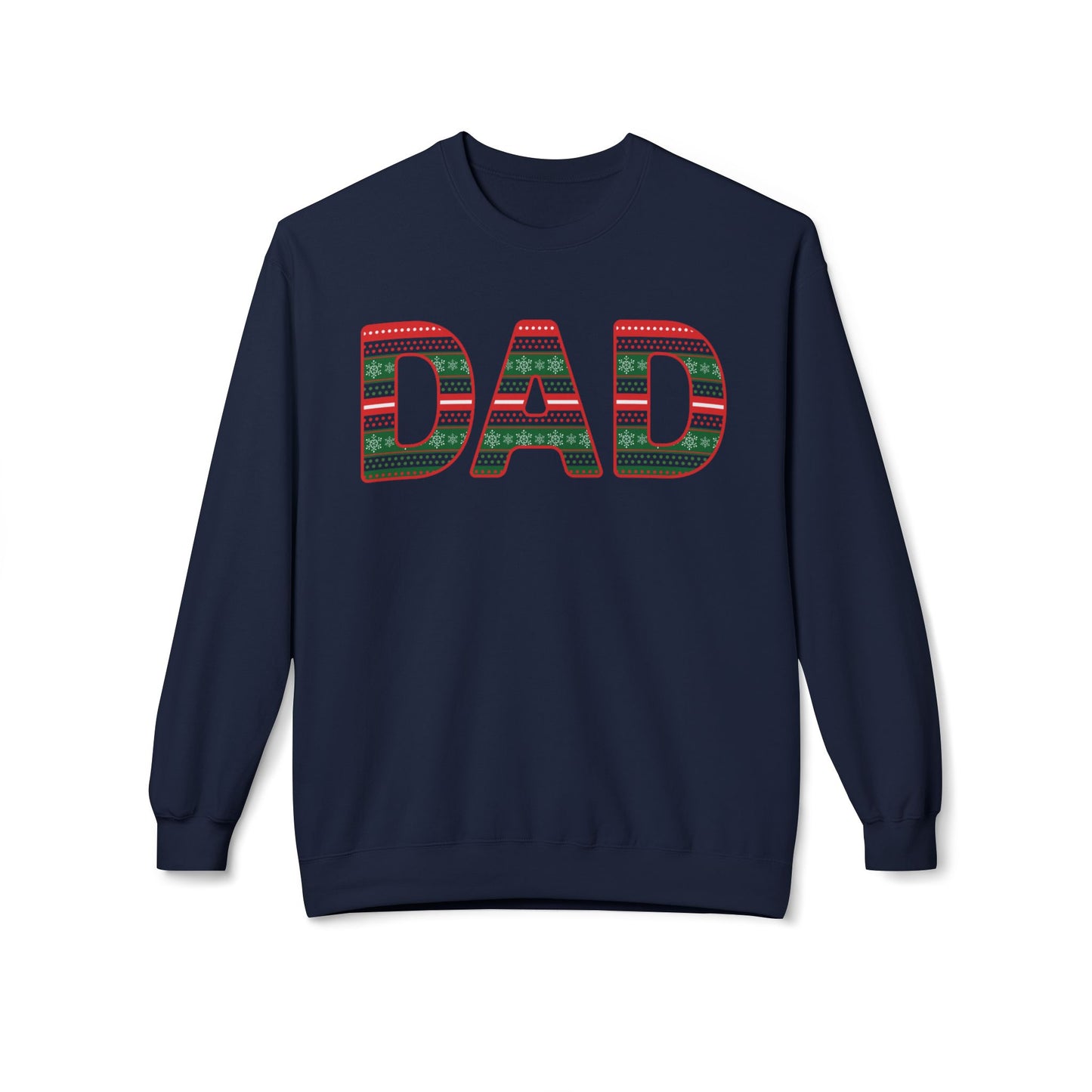 Holiday DAD Softstyle Fleece Crewneck Sweatshirt