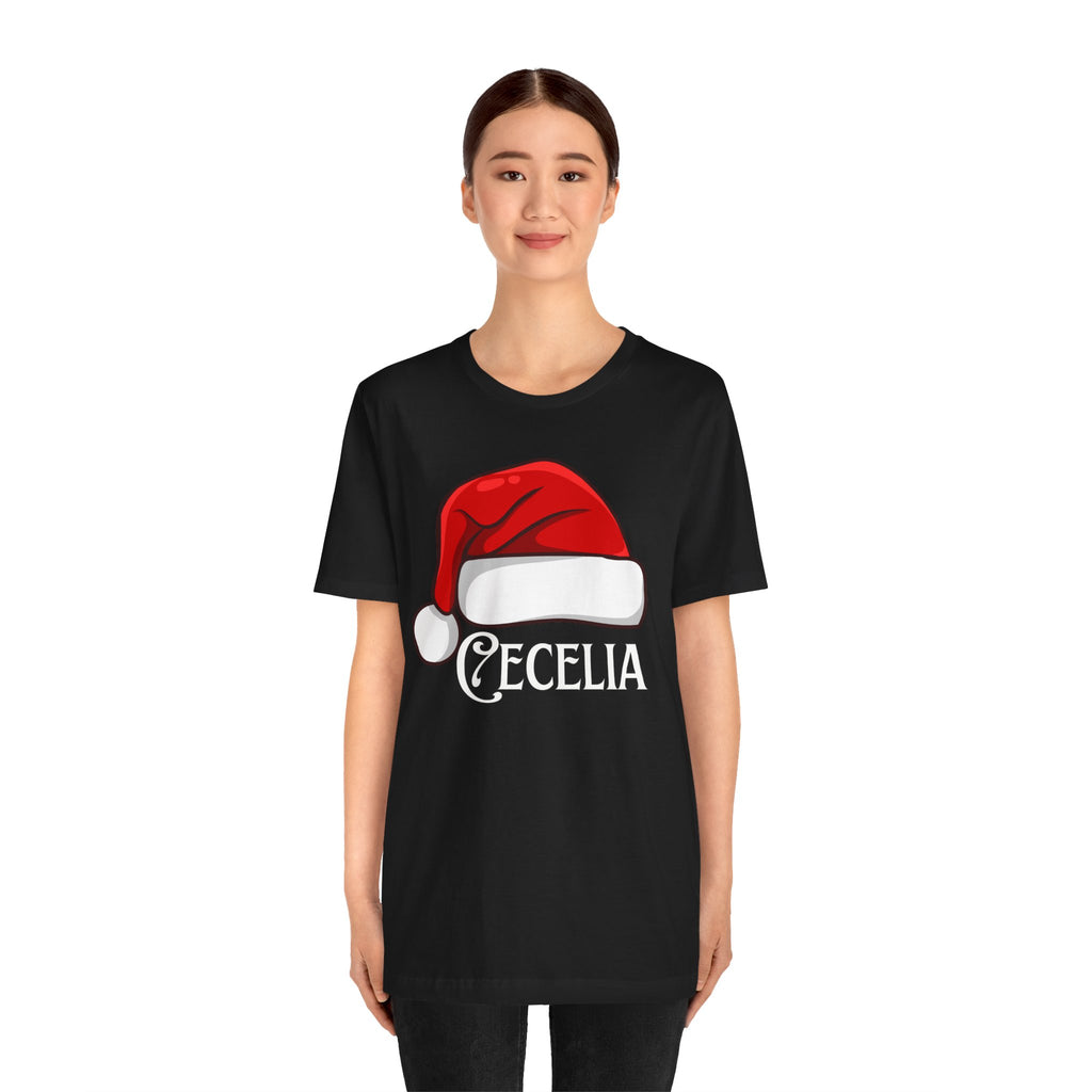 "Cecelia" Holiday Tee for Cecelia Custom Order