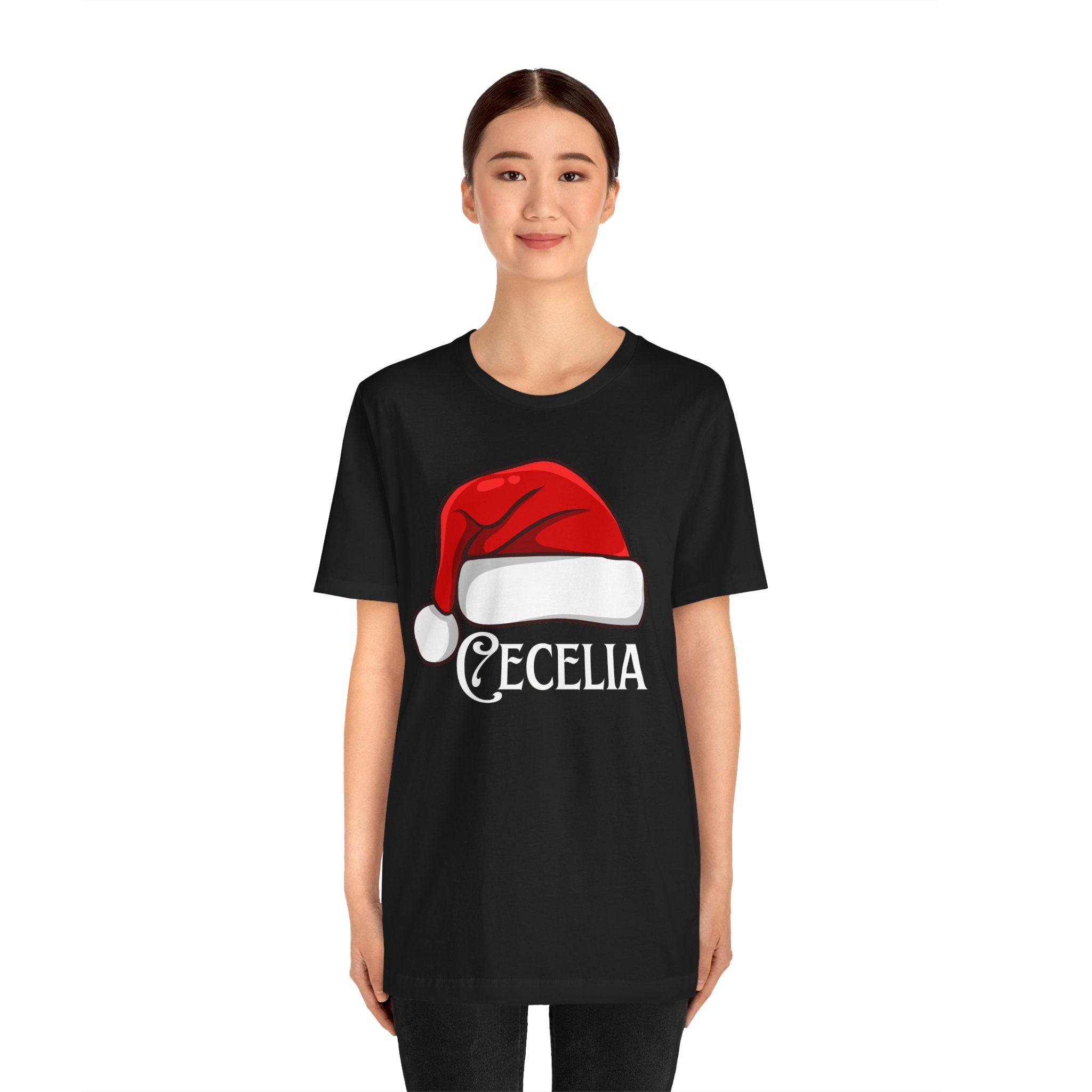 "Cecelia" Holiday Tee for Cecelia Custom Order