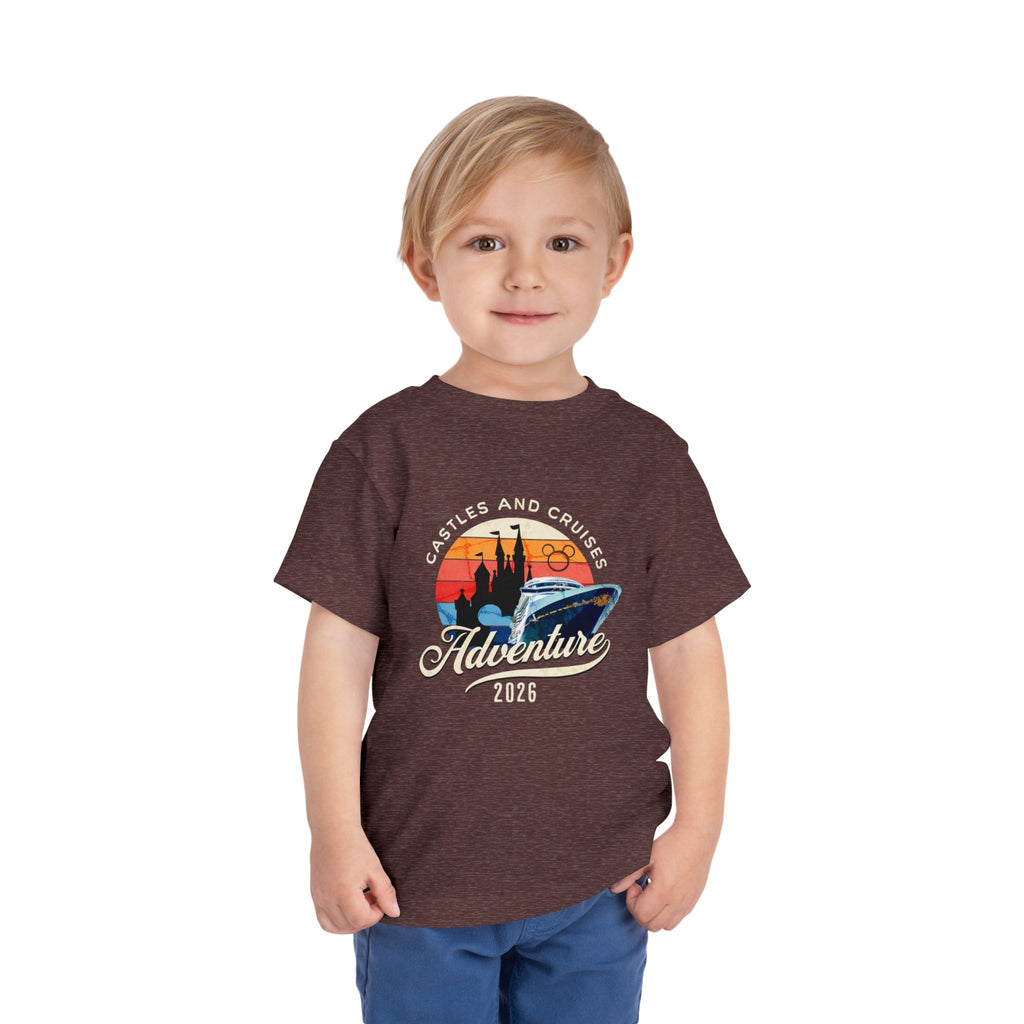 Toddler Tee — 'Castles and Cruises Adventure 2026' Vacation Shirt Custom Order for Cecelia
