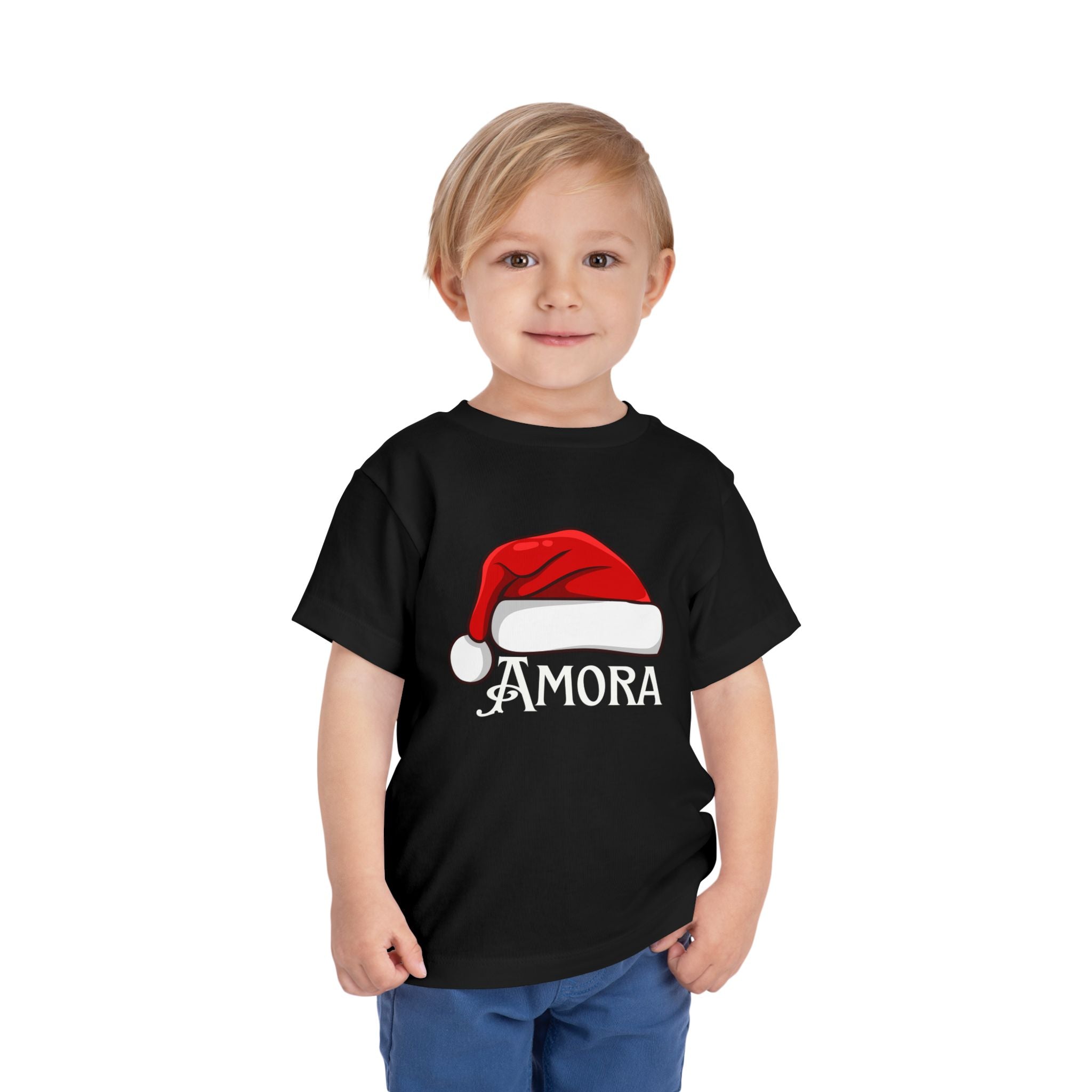 "Amora" Holiday Toddler Tee — Cecelia Custom Order