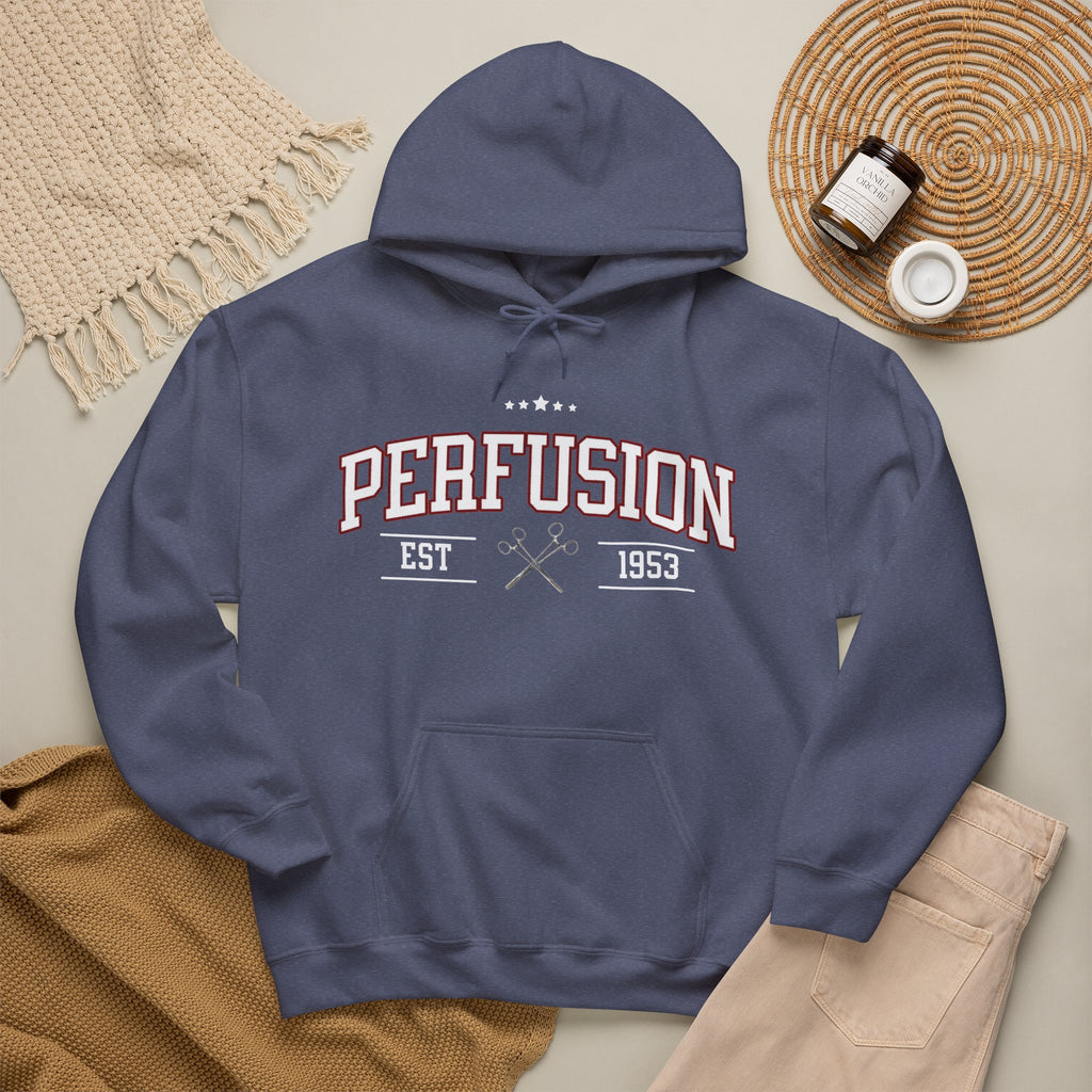 Perfusion Hoodie – Vintage 'Perfusion Est. 1953' Medical Tech Sweatshirt