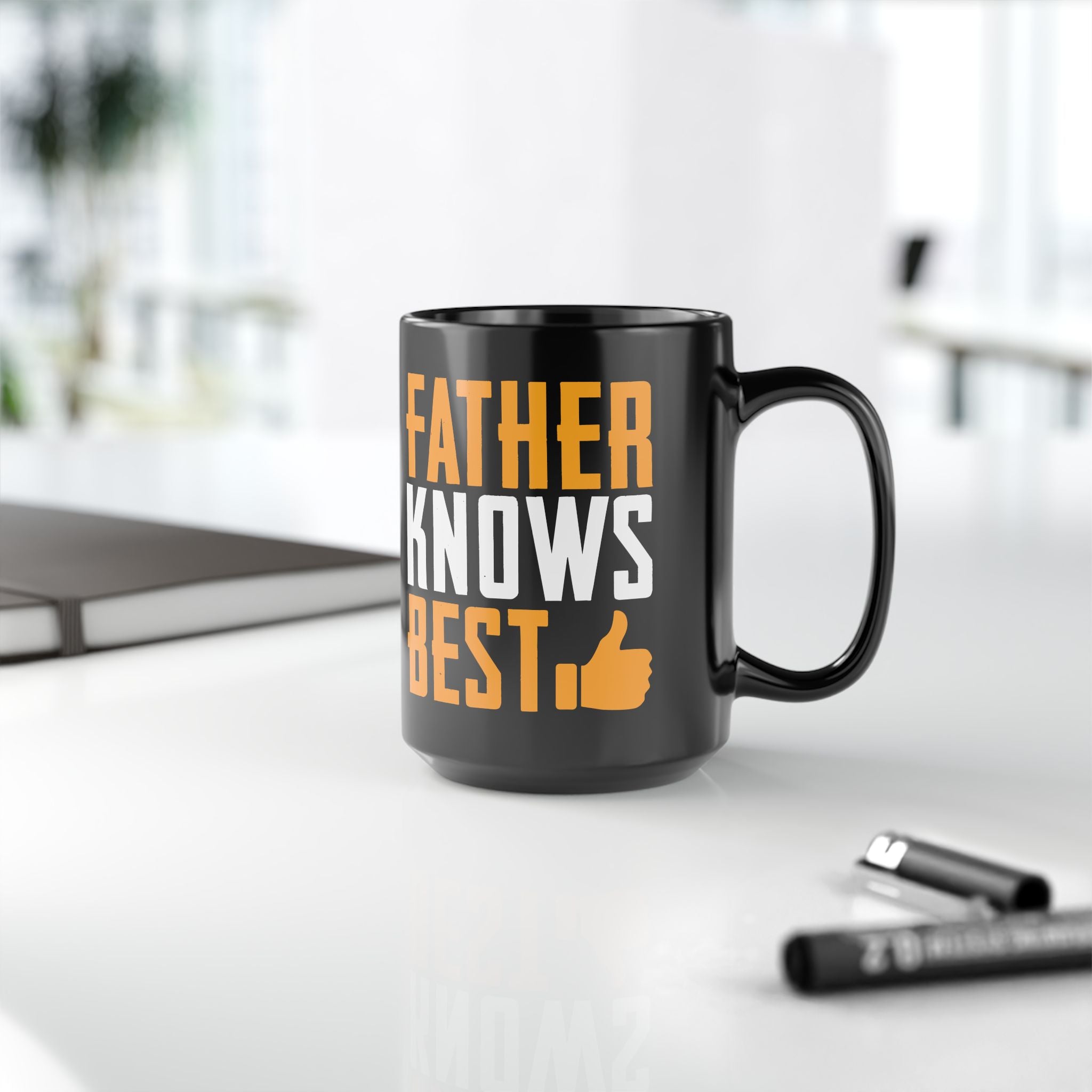 Father Knows Best Mug - Perfect Gift for Dad, Birthday, Father's Day, Coffee Lover, Fun Kitchen Decor, Free Shipping