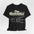 The Blackfather Personalized Tee – Custom Father & 3 Kids Fist Bump T-Shirt