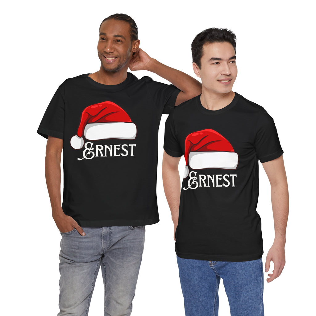"Ernest" Holiday Tee for Cecelia Custom Order