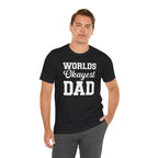 Funny Dad T-Shirt - World's Okayest Dad Unisex Jersey Short Sleeve Tee