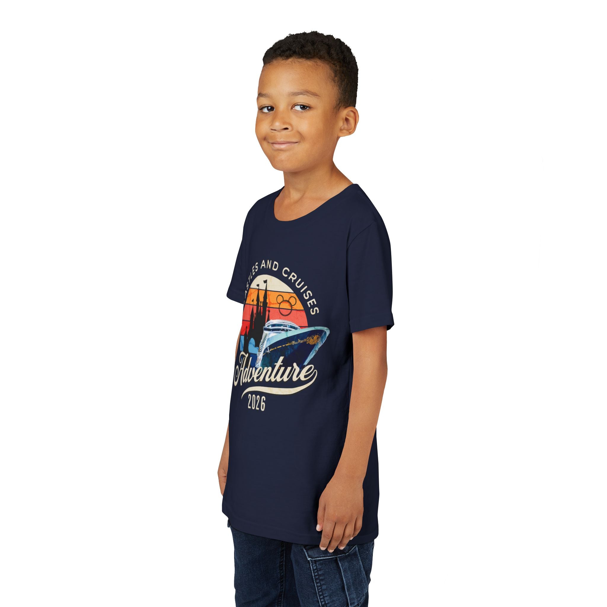 Youth Tee — 'Castles and Cruises Adventure 2026' Vacation Graphic Shirt Custom Order for Cecelia