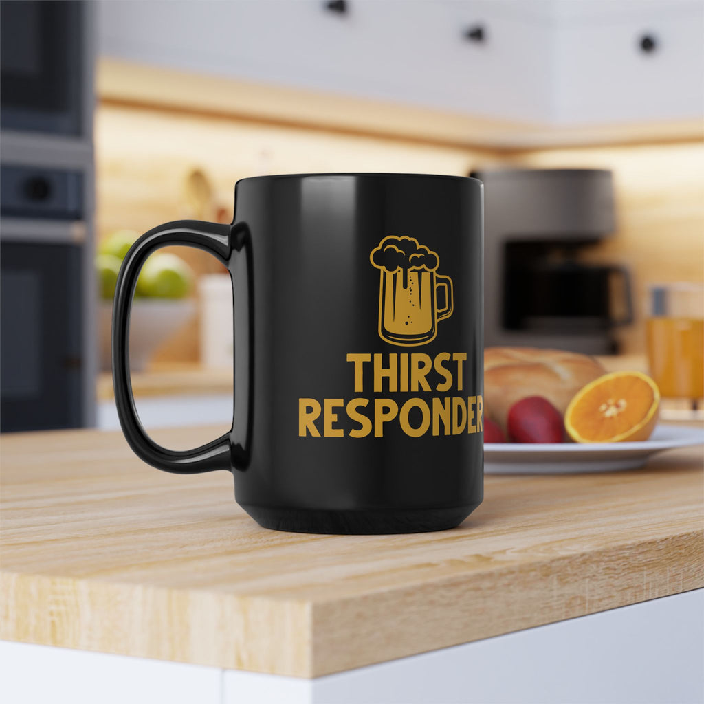 Thirst Responder Black Mug