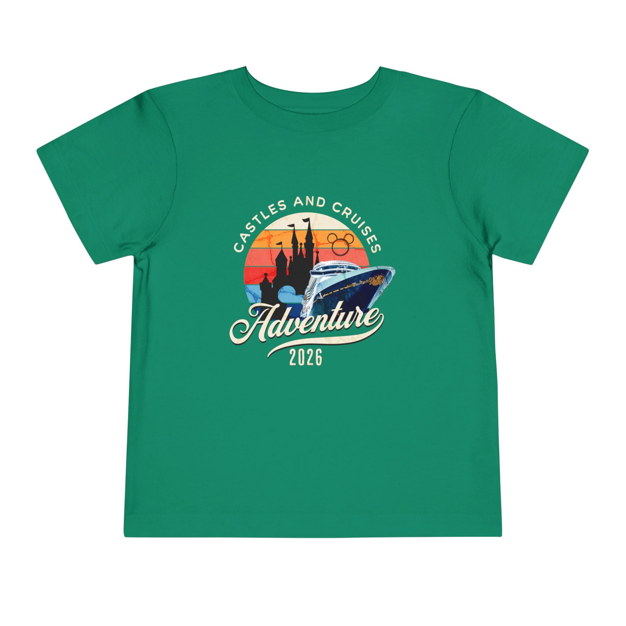 Toddler Tee — 'Castles and Cruises Adventure 2026' Vacation Shirt Custom Order for Cecelia