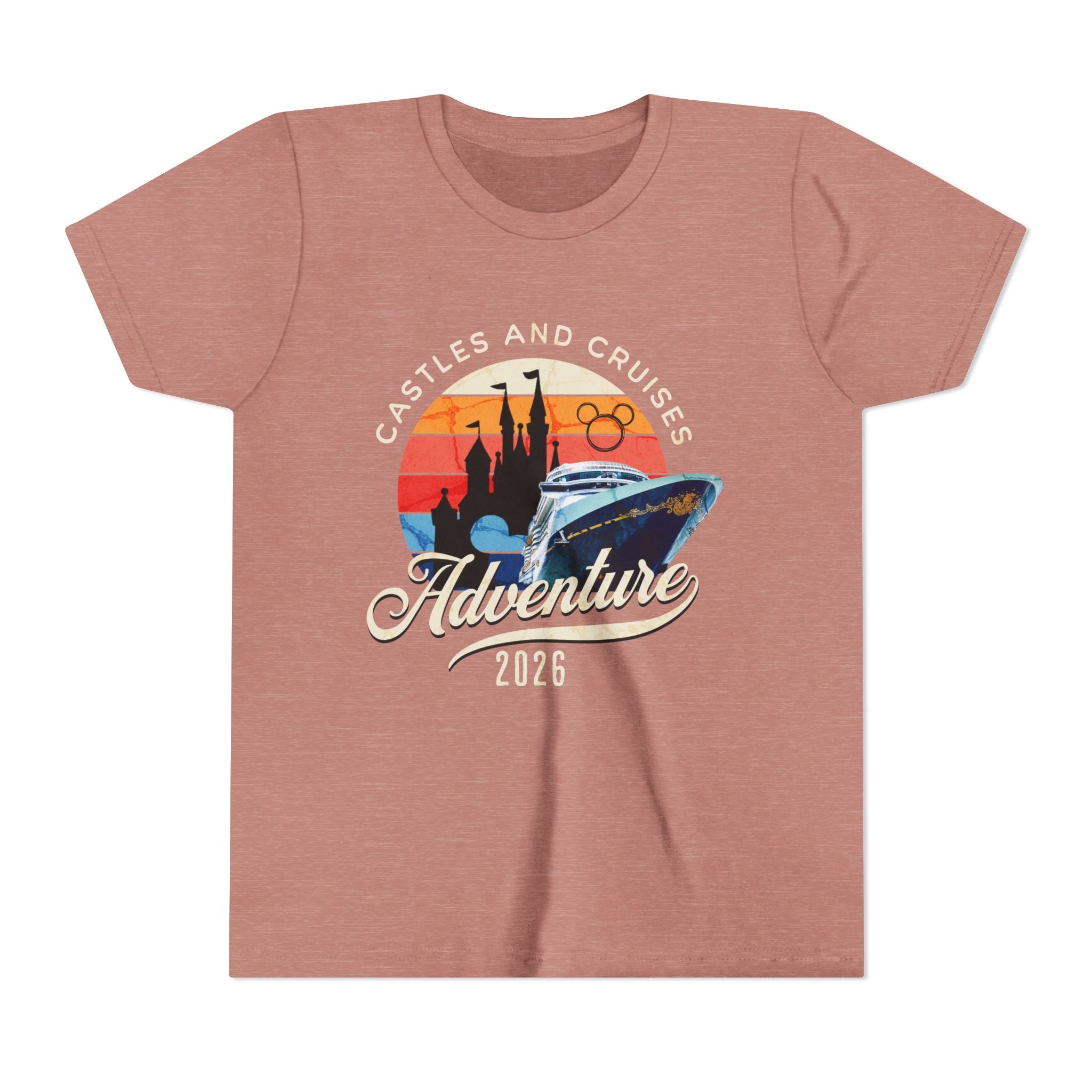Youth Tee — 'Castles and Cruises Adventure 2026' Vacation Graphic Shirt Custom Order for Cecelia