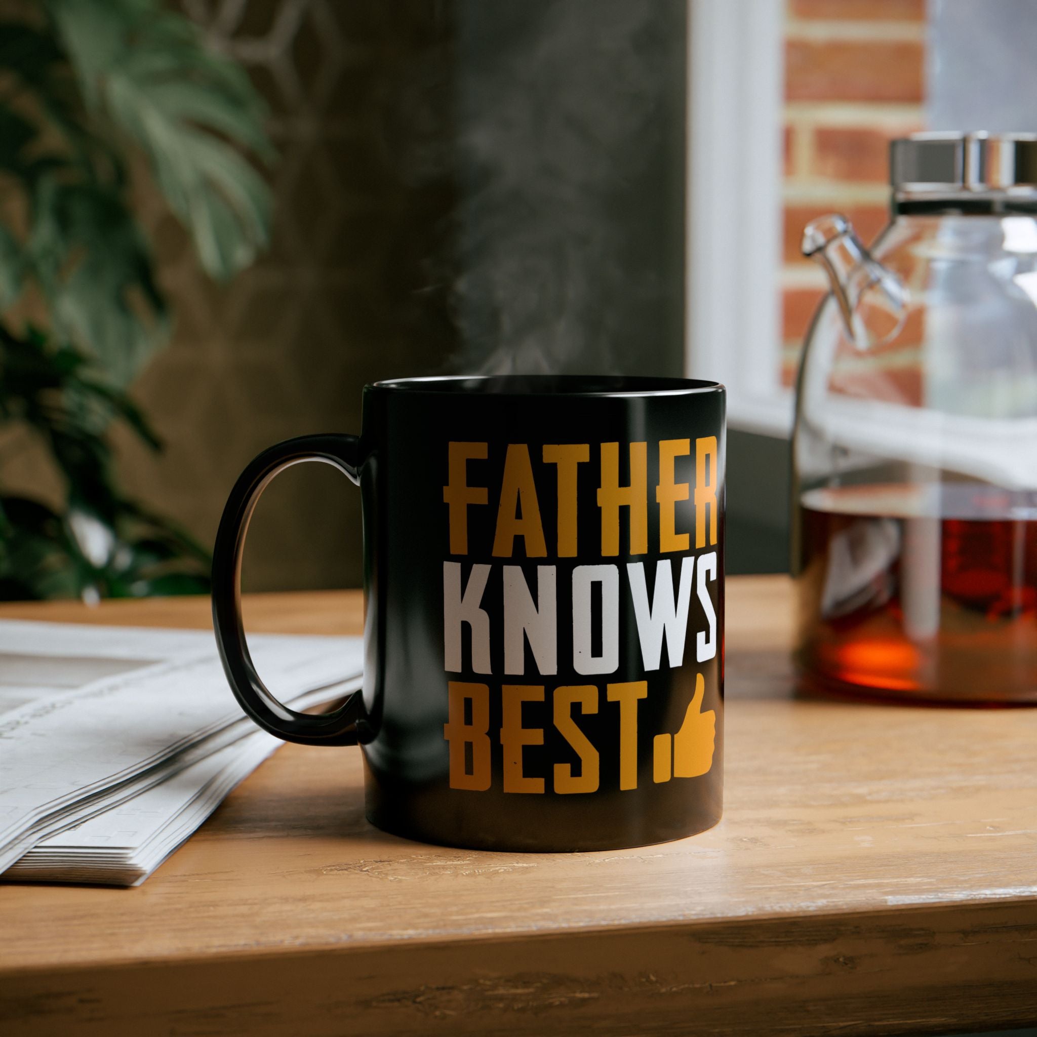Father Knows Best Mug - Perfect Gift for Dad, Birthday, Father's Day, Coffee Lover, Fun Kitchen Decor, Free Shipping