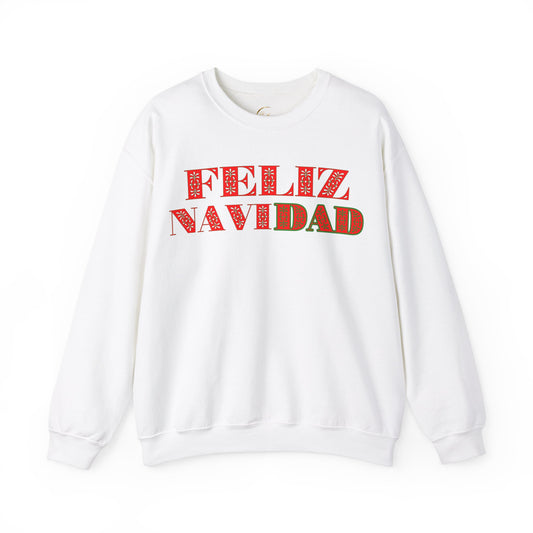 Feliz NaviDAD Sweatshirt Red Letters