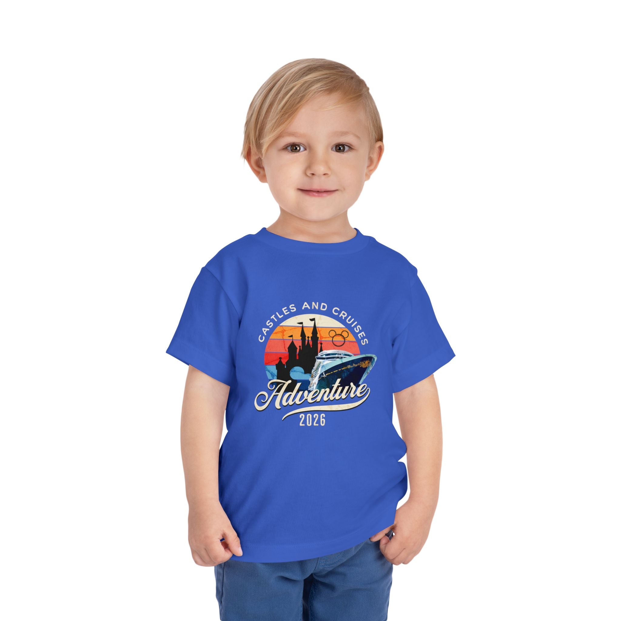 Toddler Tee — 'Castles and Cruises Adventure 2026' Vacation Shirt Custom Order for Cecelia