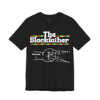 The Blackfather Personalized Fist Bump T-Shirt with 2 Sons/Daughters