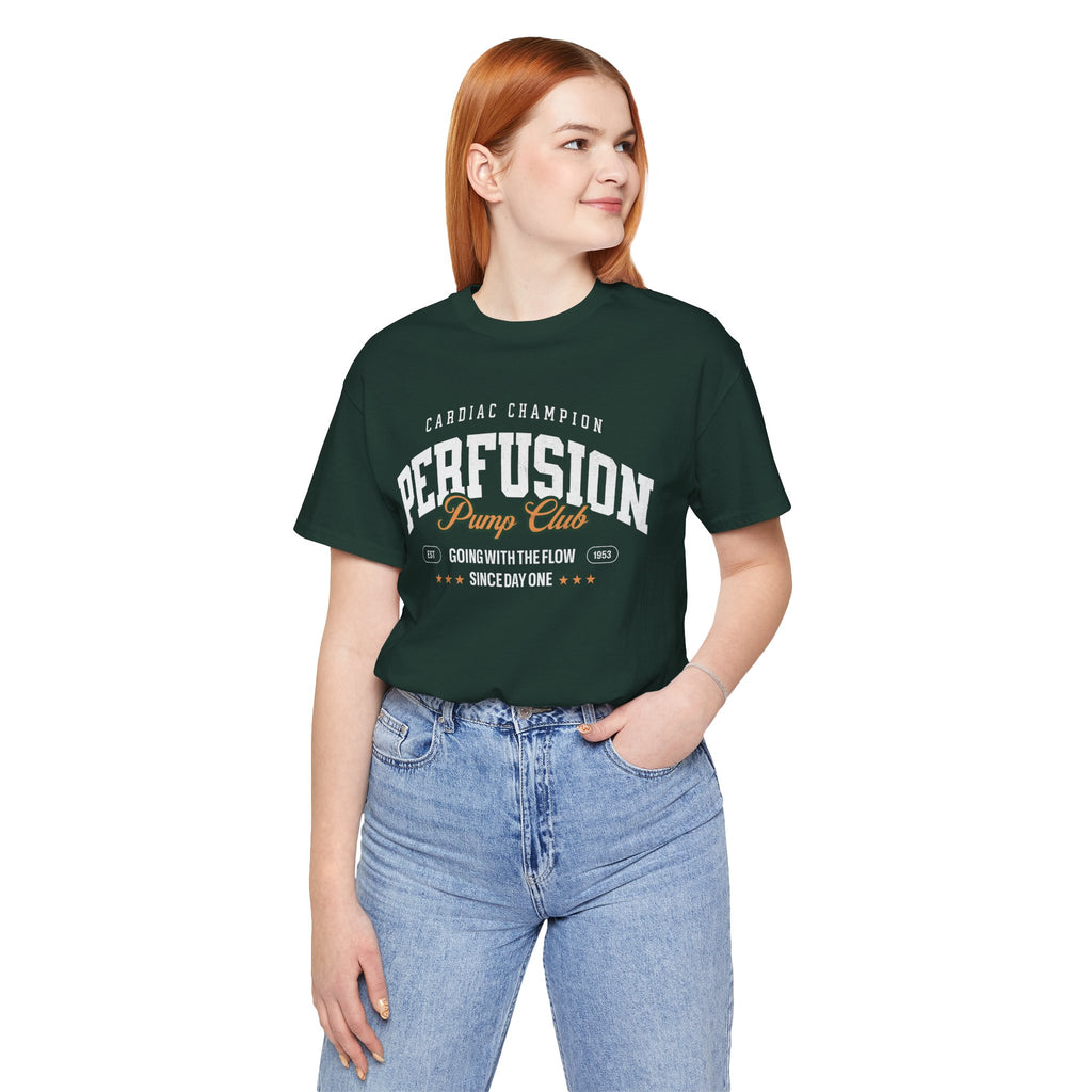 Perfusion Pump Club Tee — Cardiac Champion Medical Shirt