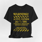 Warning Active Father Tee