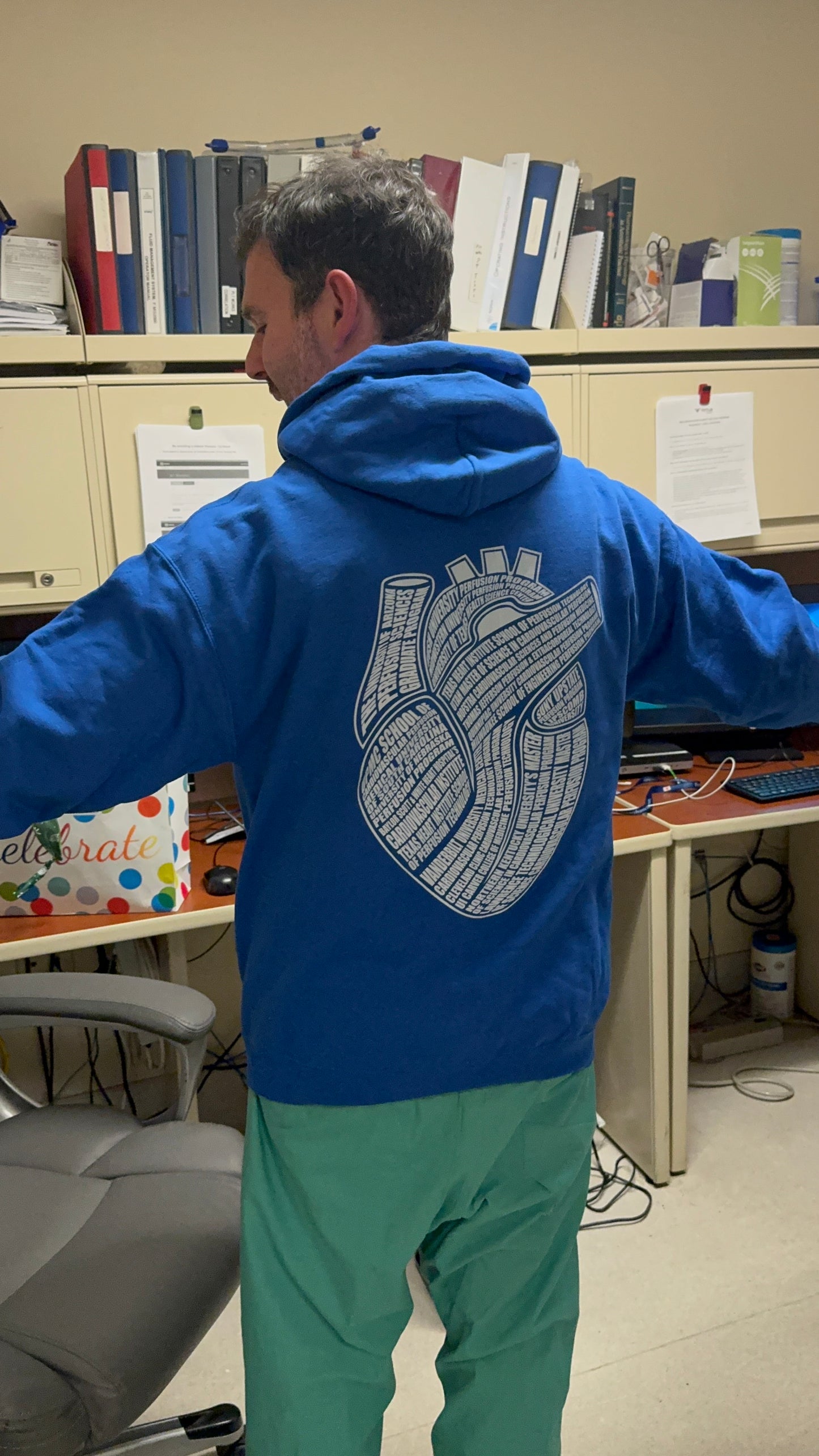 Perfusion United Hoodie White Letters