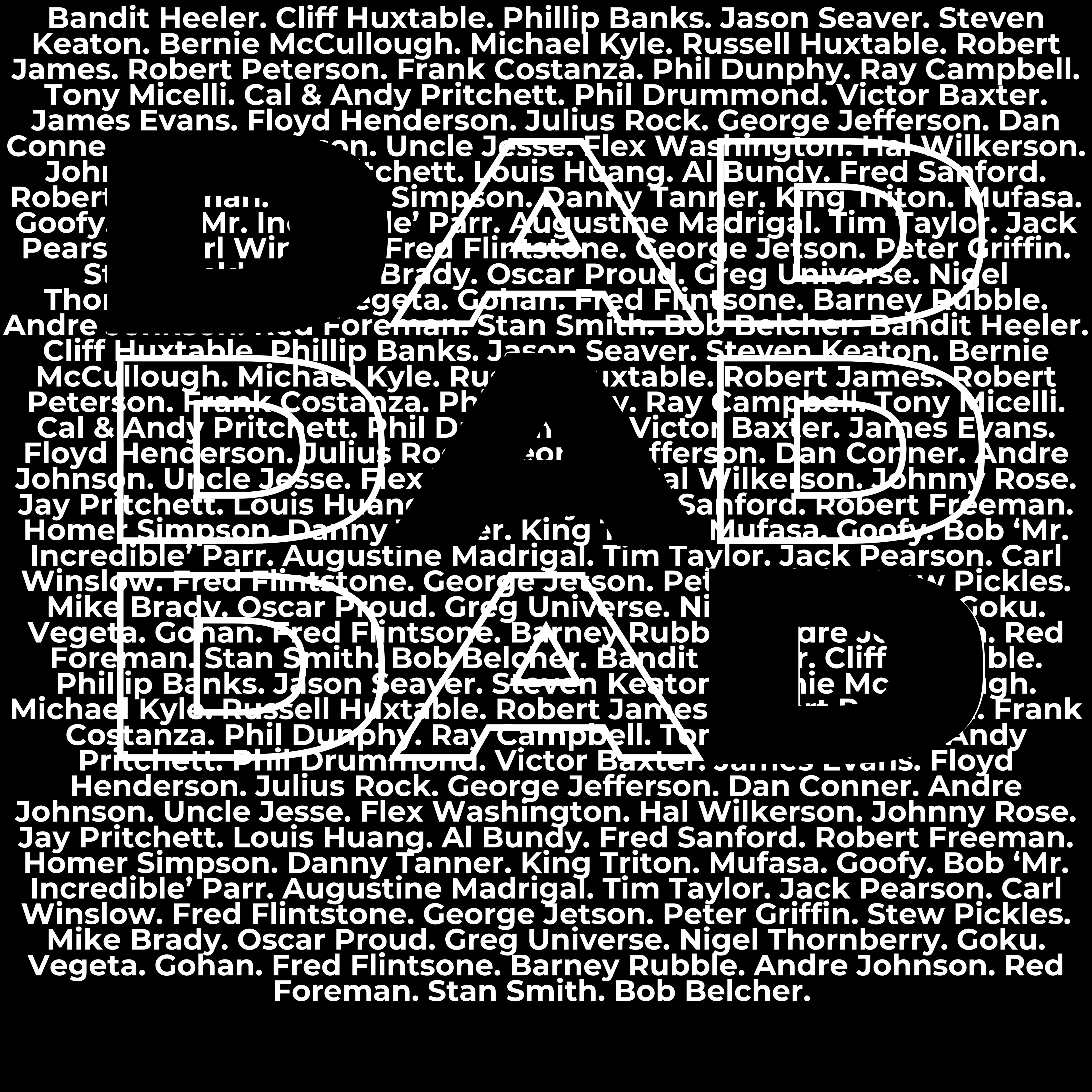 Classic TV Dads T-shirt