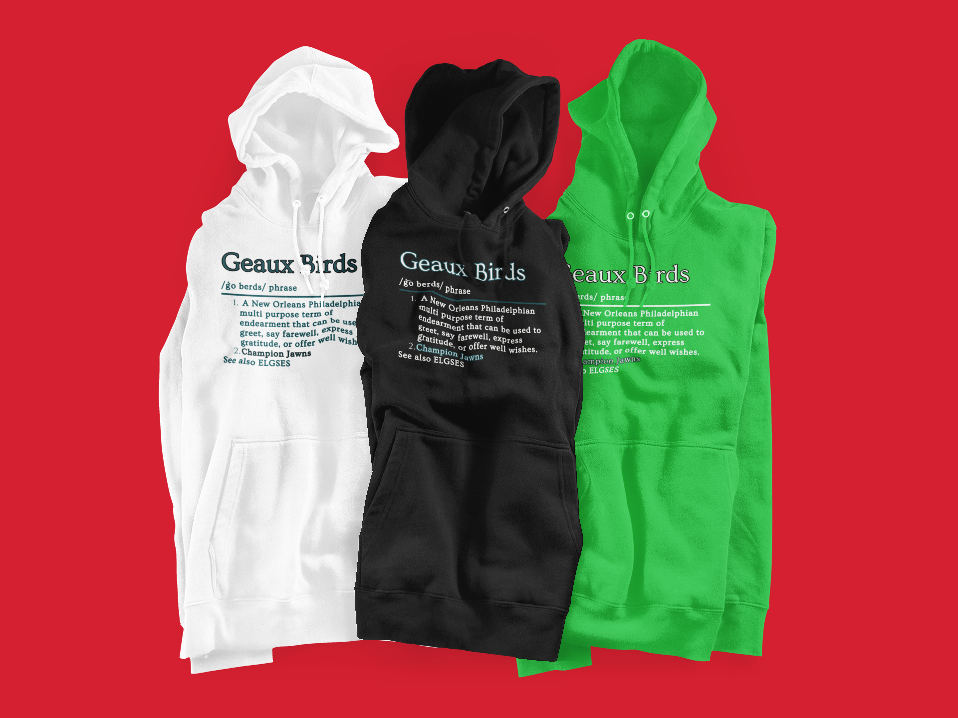 Geaux Birds Hooded Sweatshirt