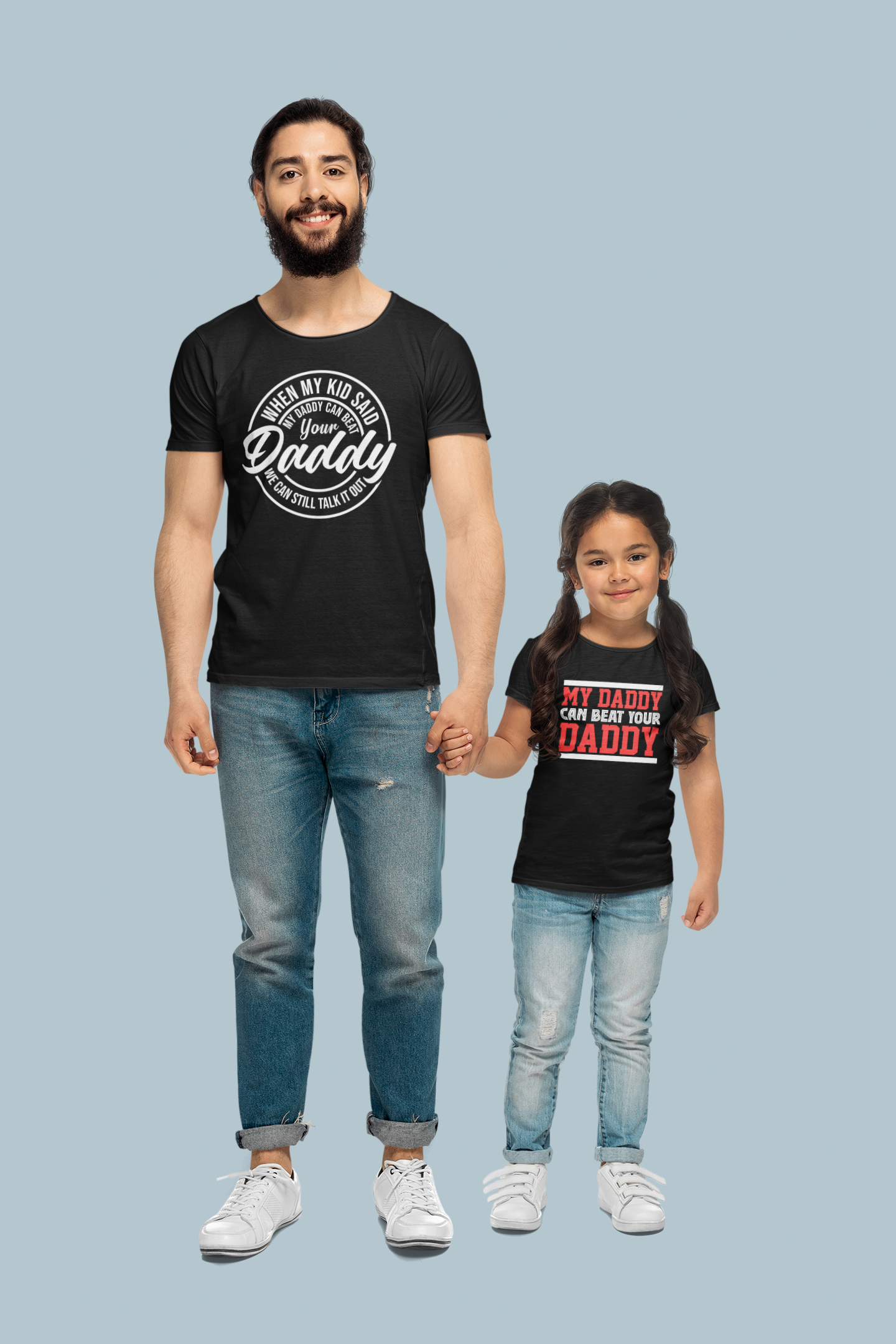 My Daddy Can Beat Your Daddy Youth Short Sleeve Tee