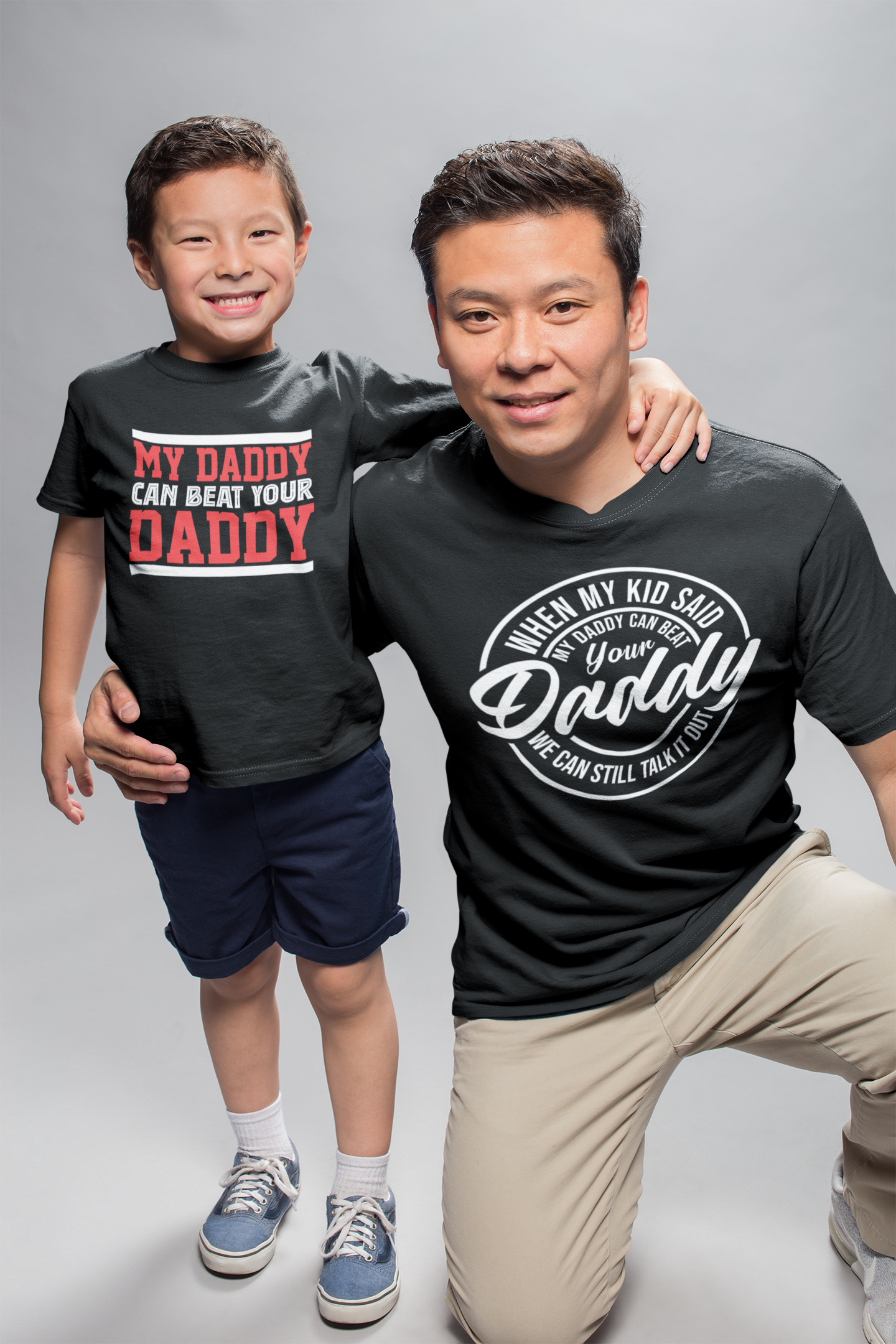 My Daddy Can Beat Your Daddy Youth Short Sleeve Tee